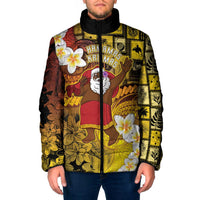 Papua New Guinea Retro Christmas Padded Jacket Hamamas Krismas LT05 Men Colorful - Polynesian Pride