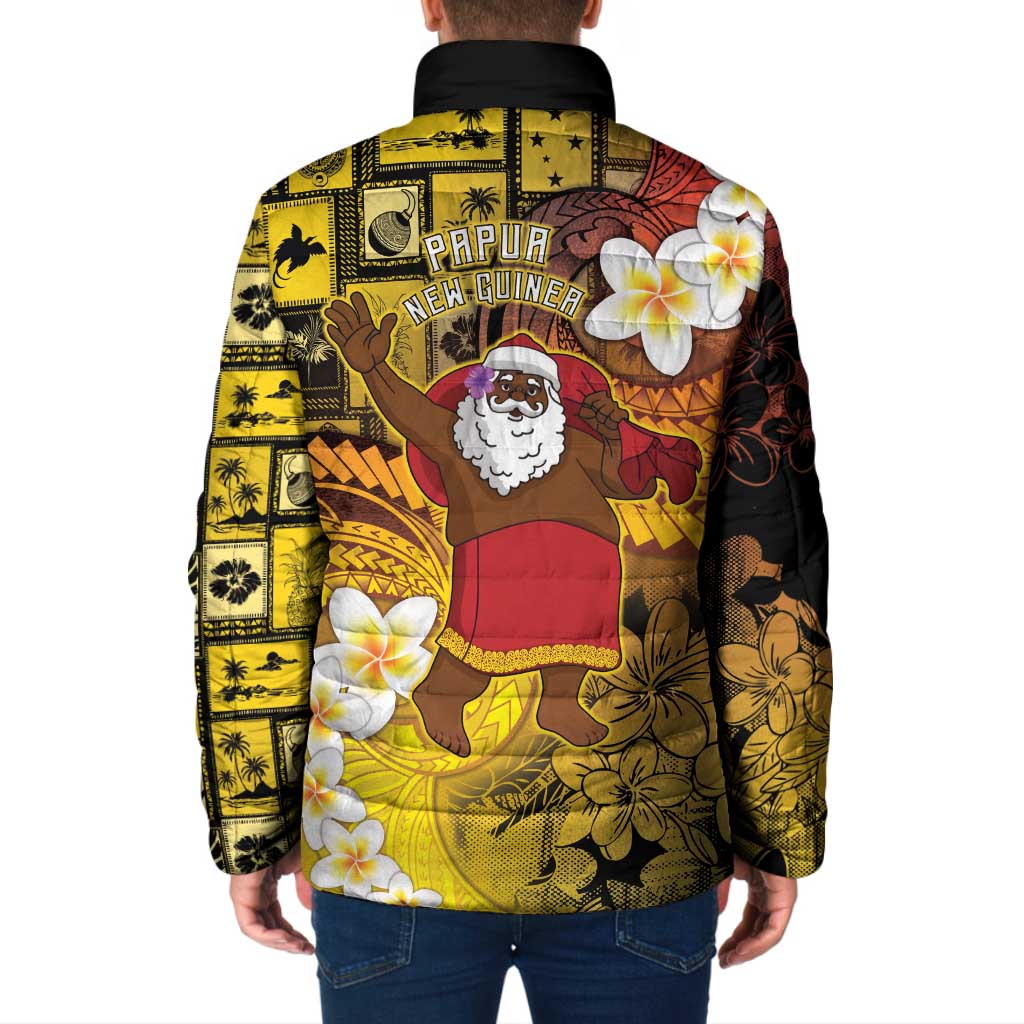 Papua New Guinea Retro Christmas Padded Jacket Hamamas Krismas LT05 - Polynesian Pride