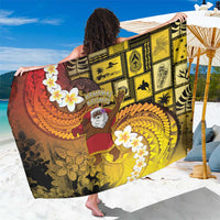 Papua New Guinea Retro Christmas Sarong Hamamas Krismas LT05 One Size 44 x 66 inches Colorful - Polynesian Pride