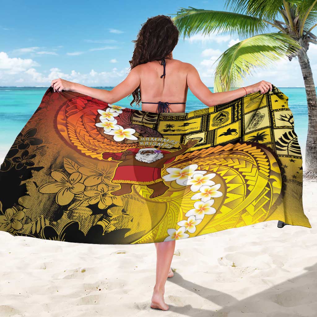Papua New Guinea Retro Christmas Sarong Hamamas Krismas LT05 - Polynesian Pride