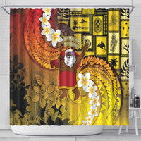 Papua New Guinea Retro Christmas Shower Curtain Hamamas Krismas LT05 - Polynesian Pride