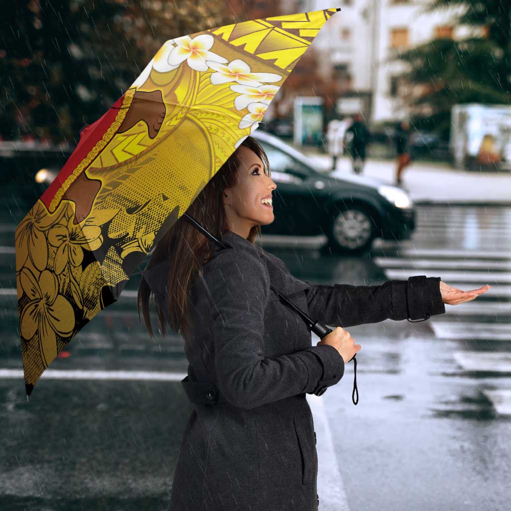 Papua New Guinea Retro Christmas Umbrella Hamamas Krismas LT05 - Polynesian Pride