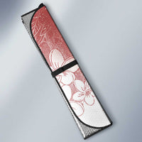 Tonga Christmas Auto Sun Shade Kilisimasi Fiefia Retro Style Red LT05 - Polynesian Pride