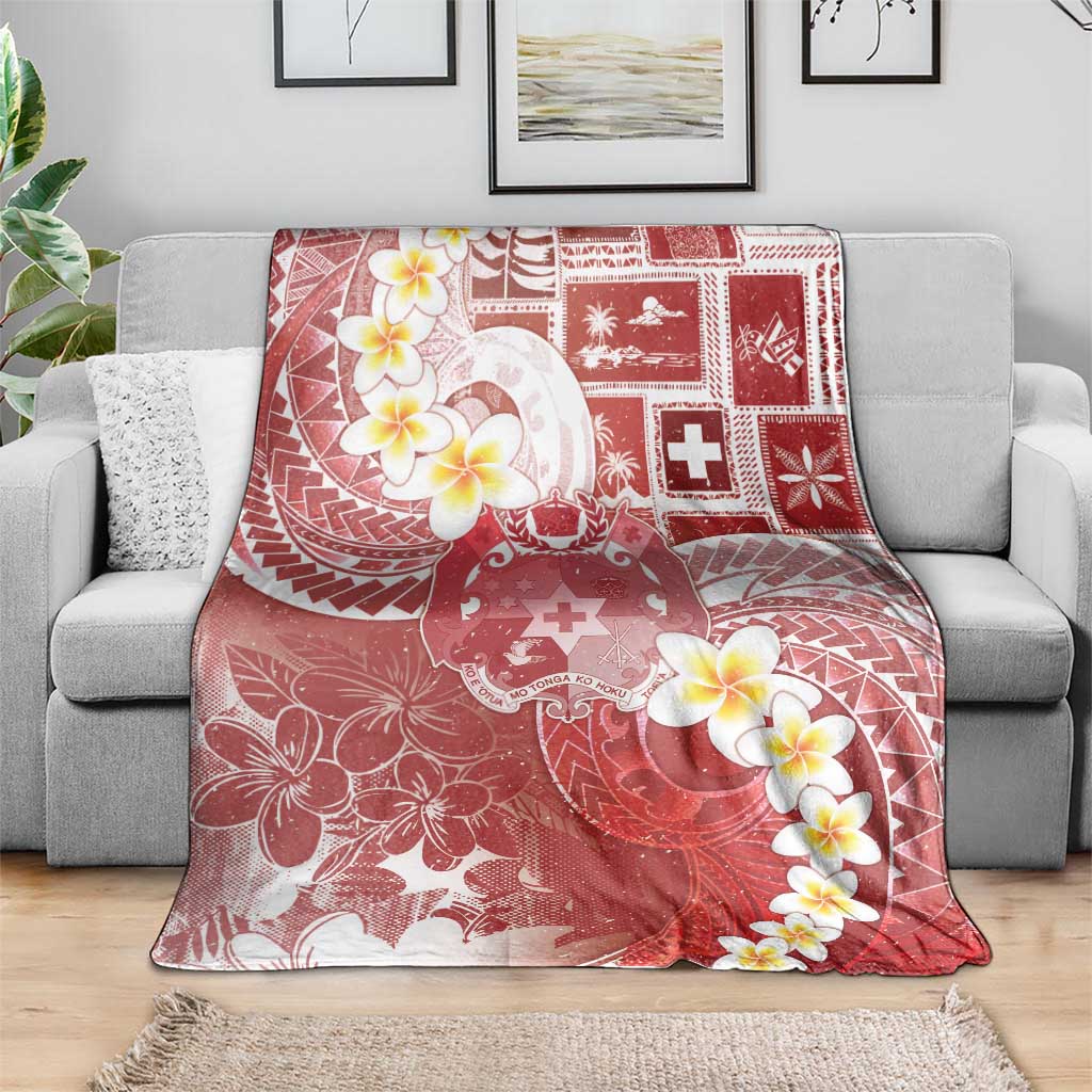 Tonga Christmas Blanket Kilisimasi Fiefia Retro Style Red LT05 - Polynesian Pride
