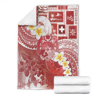 Tonga Christmas Blanket Kilisimasi Fiefia Retro Style Red LT05 - Polynesian Pride