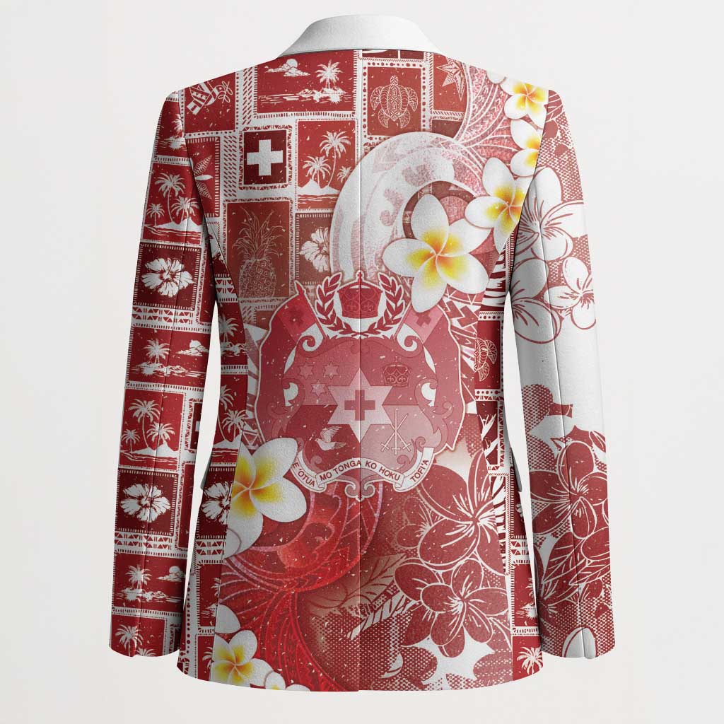 Tonga Christmas Blazer Kilisimasi Fiefia Retro Style Red LT05 - Polynesian Pride