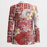 Tonga Christmas Blazer Kilisimasi Fiefia Retro Style Red LT05 - Polynesian Pride
