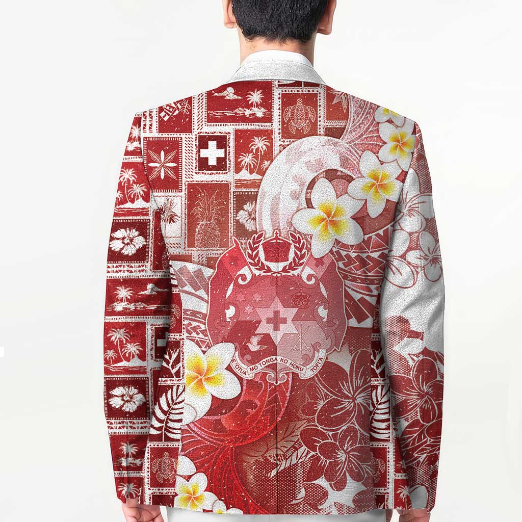 Tonga Christmas Blazer Kilisimasi Fiefia Retro Style Red LT05 - Polynesian Pride