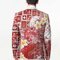 Tonga Christmas Blazer Kilisimasi Fiefia Retro Style Red LT05 - Polynesian Pride