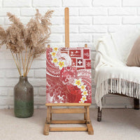 Tonga Christmas Canvas Wall Art Kilisimasi Fiefia Retro Style Red LT05 - Polynesian Pride