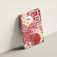 Tonga Christmas Canvas Wall Art Kilisimasi Fiefia Retro Style Red LT05 - Polynesian Pride