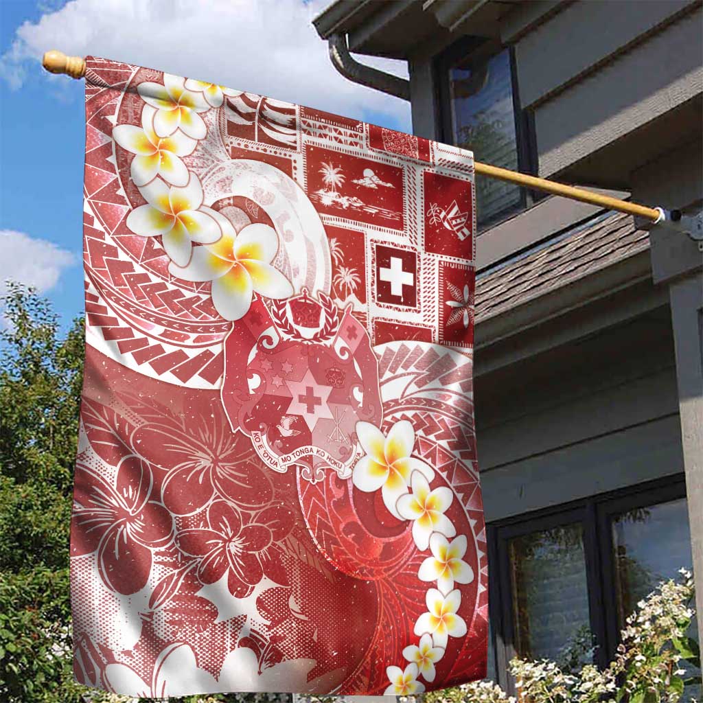 Tonga Christmas Garden Flag Kilisimasi Fiefia Retro Style Red LT05 - Polynesian Pride