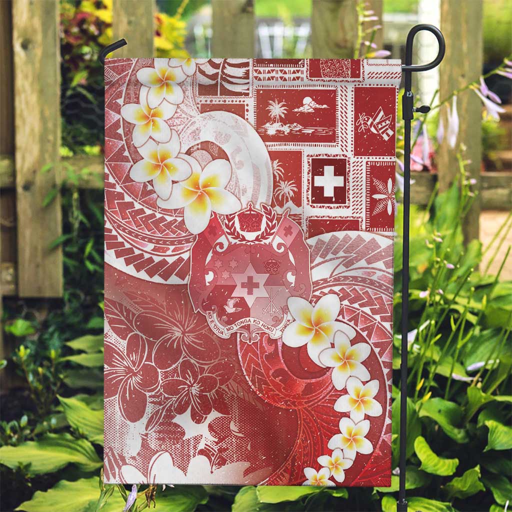 Tonga Christmas Garden Flag Kilisimasi Fiefia Retro Style Red LT05 Garden Flag Red - Polynesian Pride