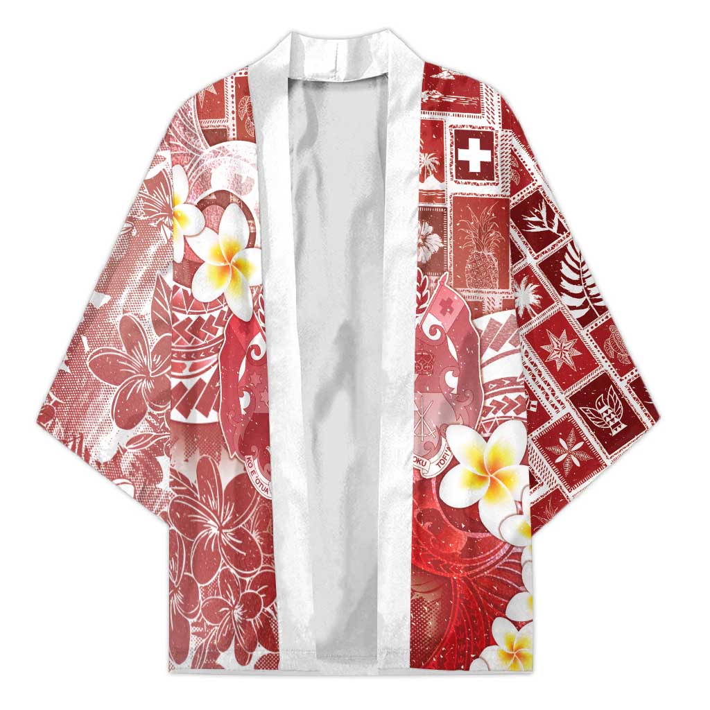 Tonga Christmas Kimono Kilisimasi Fiefia Retro Style Red LT05 Unisex Red - Polynesian Pride
