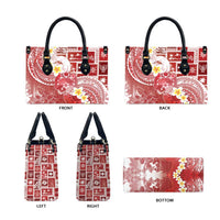 Tonga Christmas Leather Bag Kilisimasi Fiefia Retro Style Red LT05 - Polynesian Pride