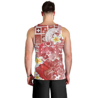 Tonga Christmas Men Tank Top Kilisimasi Fiefia Retro Style Red LT05 - Polynesian Pride