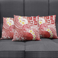 Tonga Christmas Pillow Cover Kilisimasi Fiefia Retro Style Red LT05 - Polynesian Pride