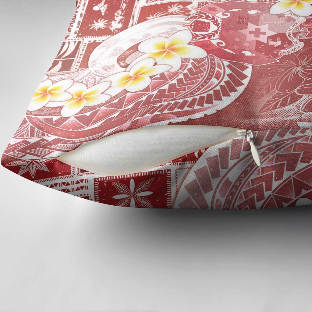 Tonga Christmas Pillow Cover Kilisimasi Fiefia Retro Style Red LT05 - Polynesian Pride