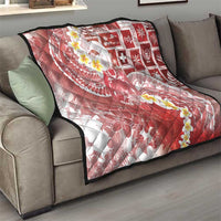 Tonga Christmas Quilt Kilisimasi Fiefia Retro Style Red LT05 - Polynesian Pride
