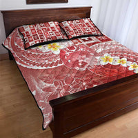 Tonga Christmas Quilt Bed Set Kilisimasi Fiefia Retro Style Red LT05 - Polynesian Pride