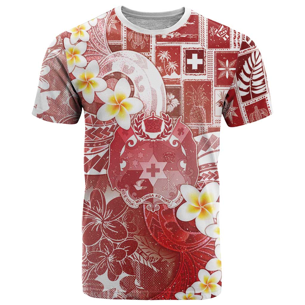 Tonga Christmas T Shirt Kilisimasi Fiefia Retro Style Red LT05 Red - Polynesian Pride