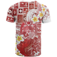 Tonga Christmas T Shirt Kilisimasi Fiefia Retro Style Red LT05 - Polynesian Pride