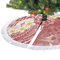 Tonga Christmas Tree Skirt Kilisimasi Fiefia Retro Style Red LT05 - Polynesian Pride