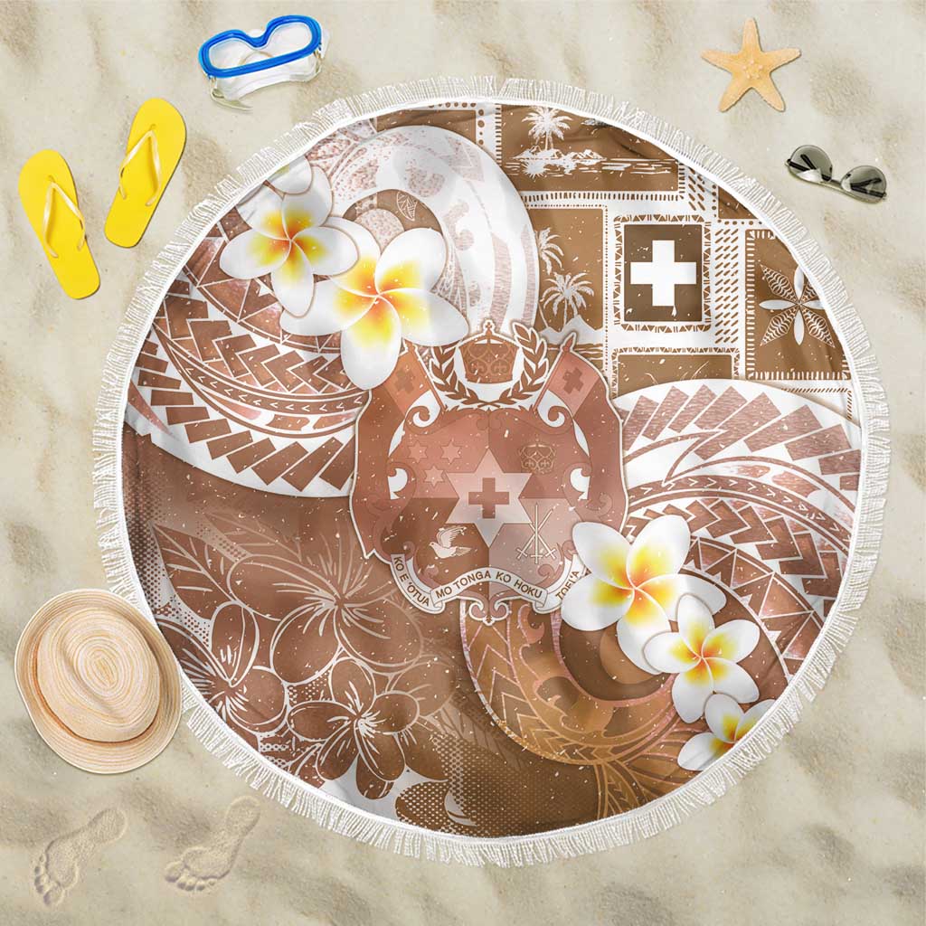 Tonga Christmas Beach Blanket Kilisimasi Fiefia Retro Style Brown LT05 One Size 150cm Brown - Polynesian Pride