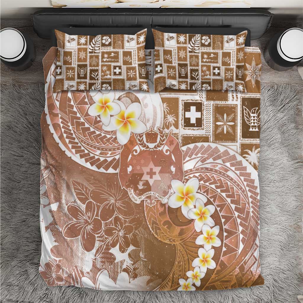 Tonga Christmas Bedding Set Kilisimasi Fiefia Retro Style Brown LT05 Brown - Polynesian Pride