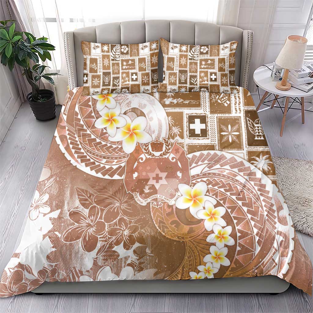 Tonga Christmas Bedding Set Kilisimasi Fiefia Retro Style Brown LT05 - Polynesian Pride