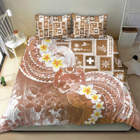 Tonga Christmas Bedding Set Kilisimasi Fiefia Retro Style Brown LT05 - Polynesian Pride