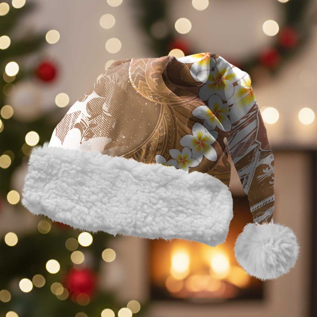 Tonga Christmas Santa Hat Kilisimasi Fiefia Retro Style Brown LT05 With Fur Brown - Polynesian Pride