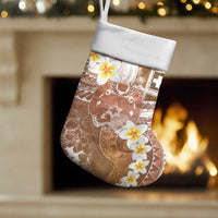 Tonga Christmas Stocking Kilisimasi Fiefia Retro Style Brown LT05 Set of 2 Brown - Polynesian Pride