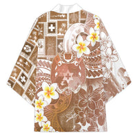 Tonga Christmas Kimono Kilisimasi Fiefia Retro Style Brown LT05 - Polynesian Pride