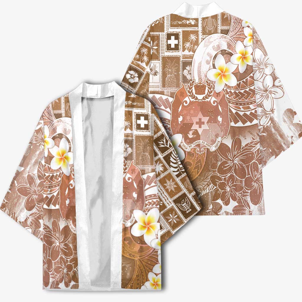 Tonga Christmas Kimono Kilisimasi Fiefia Retro Style Brown LT05 - Polynesian Pride
