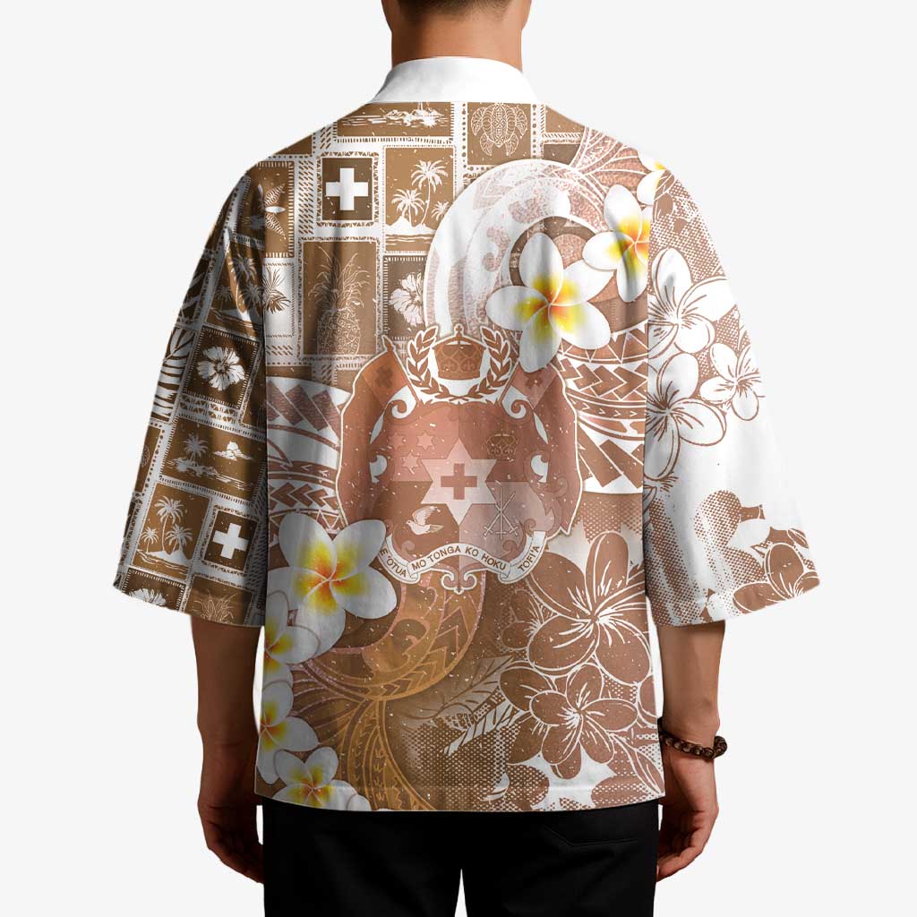 Tonga Christmas Kimono Kilisimasi Fiefia Retro Style Brown LT05 - Polynesian Pride
