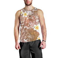 Tonga Christmas Men Tank Top Kilisimasi Fiefia Retro Style Brown LT05 - Polynesian Pride