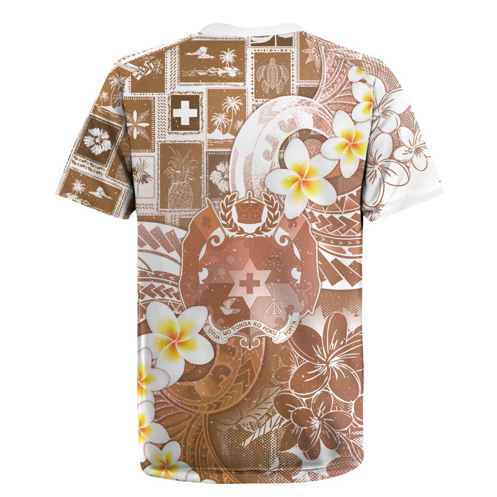 Tonga Christmas Rugby Jersey Kilisimasi Fiefia Retro Style Brown LT05 - Polynesian Pride
