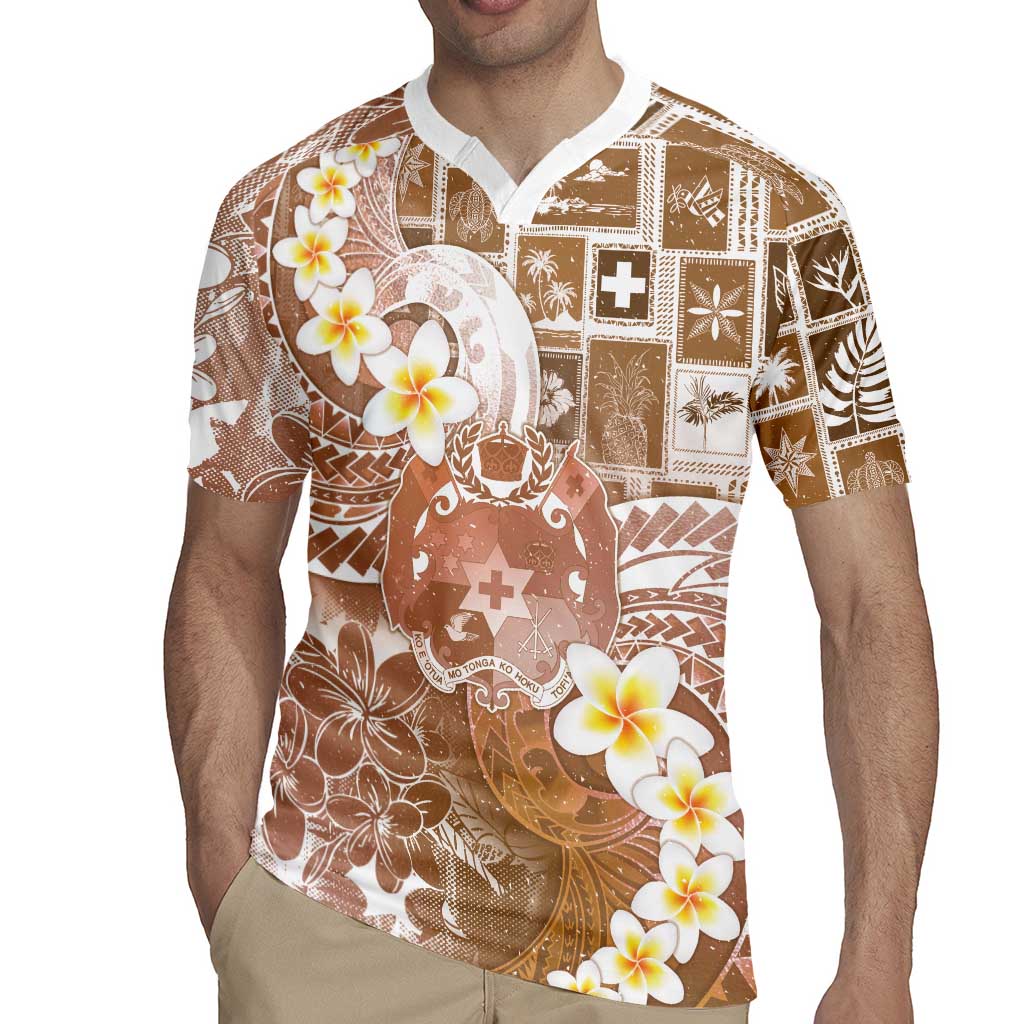 Tonga Christmas Rugby Jersey Kilisimasi Fiefia Retro Style Brown LT05 - Polynesian Pride