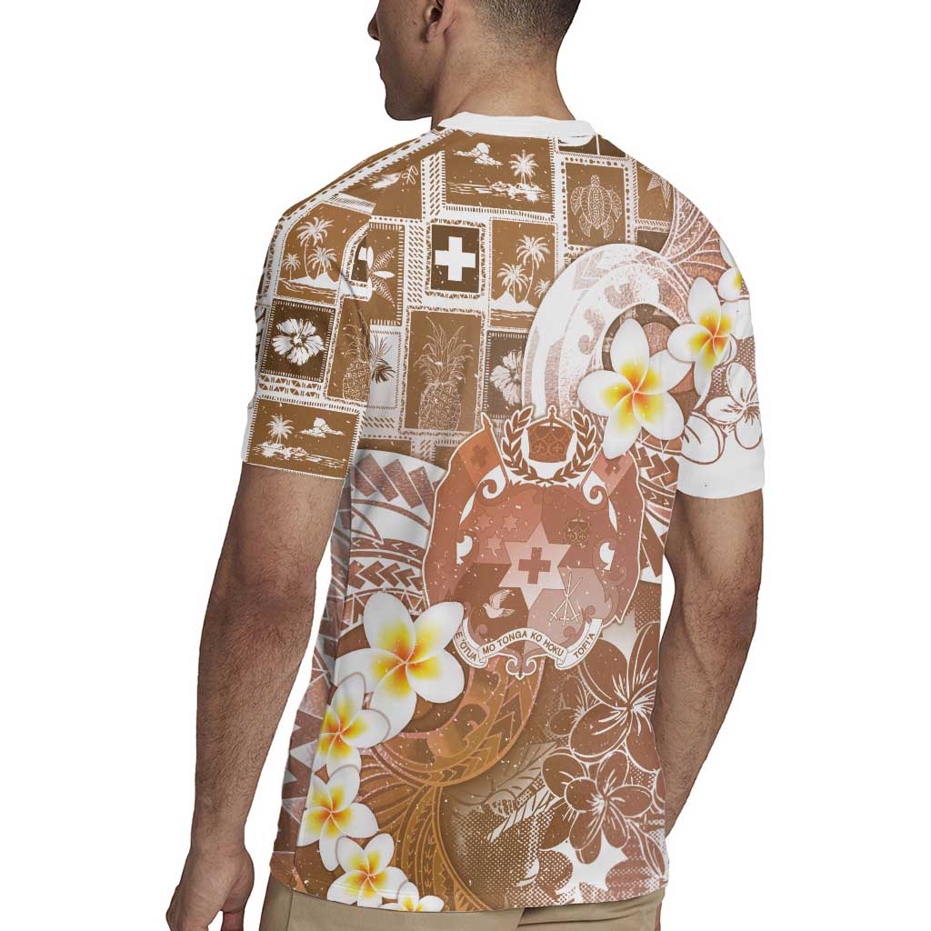 Tonga Christmas Rugby Jersey Kilisimasi Fiefia Retro Style Brown LT05 - Polynesian Pride
