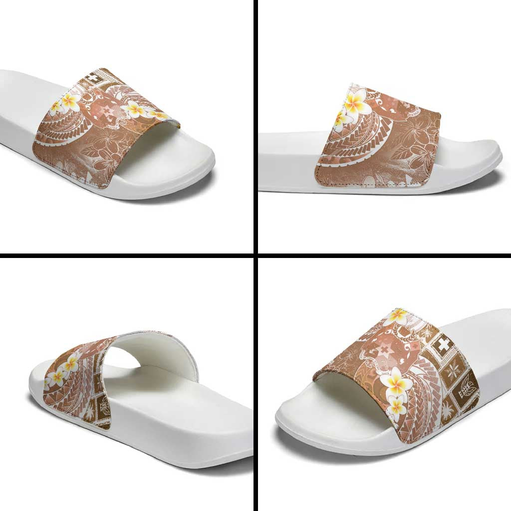 Tonga Christmas Slide Sandals Kilisimasi Fiefia Retro Style Brown LT05 - Polynesian Pride