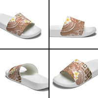 Tonga Christmas Slide Sandals Kilisimasi Fiefia Retro Style Brown LT05 - Polynesian Pride