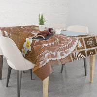 Tonga Christmas Tablecloth Kilisimasi Fiefia Retro Style Brown LT05 - Polynesian Pride