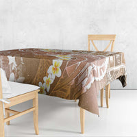 Tonga Christmas Tablecloth Kilisimasi Fiefia Retro Style Brown LT05 - Polynesian Pride