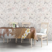 Tonga Christmas Tablecloth Kilisimasi Fiefia Retro Style Brown LT05 - Polynesian Pride