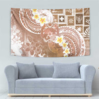 Tonga Christmas Tapestry Kilisimasi Fiefia Retro Style Brown LT05 - Polynesian Pride