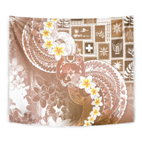 Tonga Christmas Tapestry Kilisimasi Fiefia Retro Style Brown LT05 - Polynesian Pride