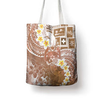Tonga Christmas Tote Bag Kilisimasi Fiefia Retro Style Brown LT05 - Polynesian Pride