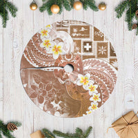 Tonga Christmas Tree Skirt Kilisimasi Fiefia Retro Style Brown LT05 Casual Brown - Polynesian Pride