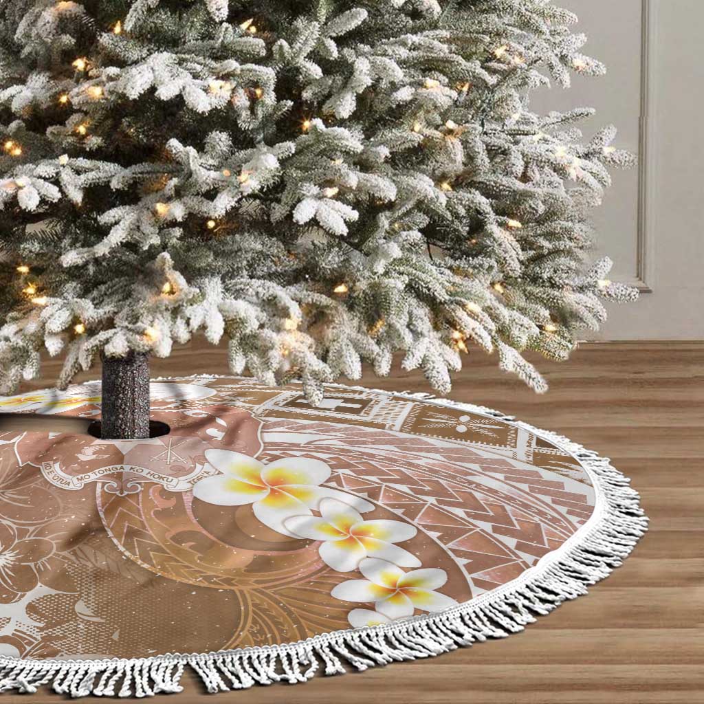 Tonga Christmas Tree Skirt Kilisimasi Fiefia Retro Style Brown LT05 - Polynesian Pride